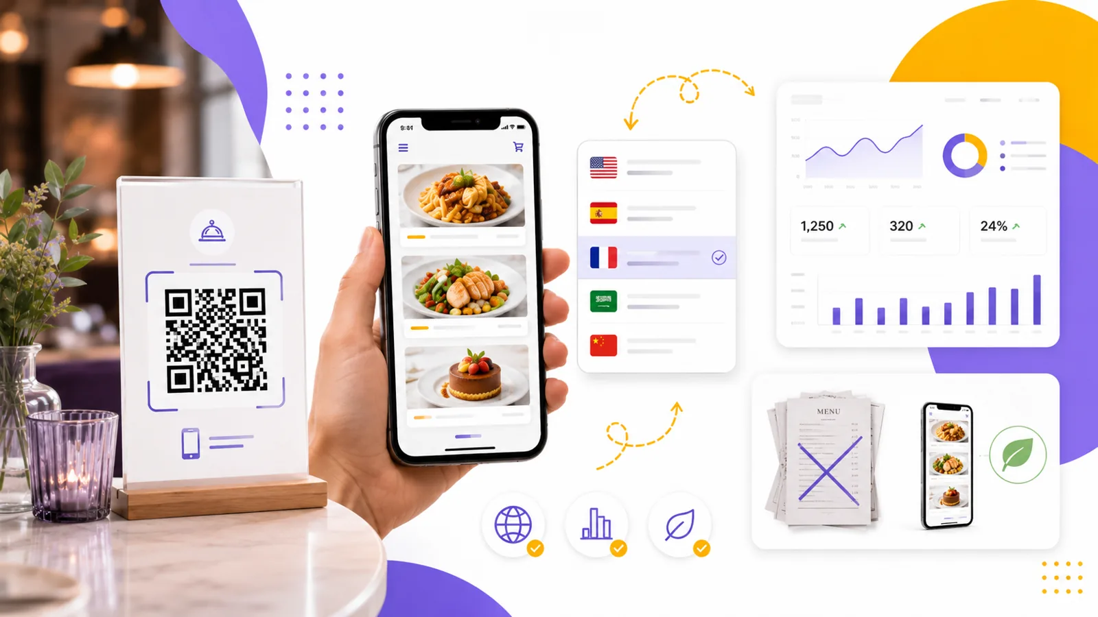 Come creare un menu digitale con QR code gratis