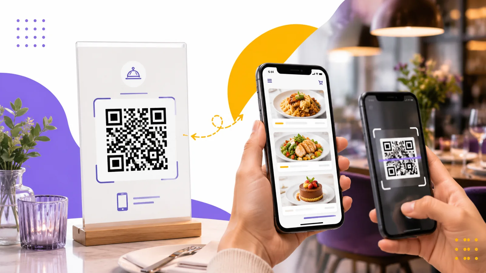 Generare e stampare il QR code del menu ristorante