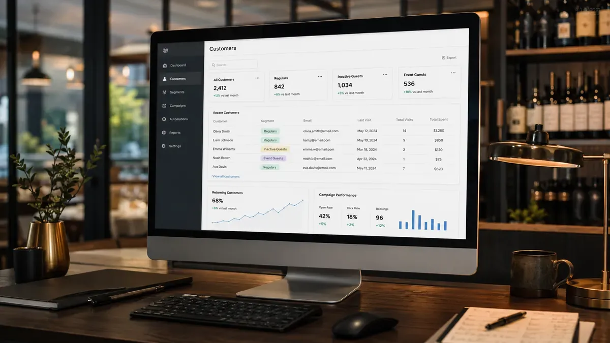 database clienti ristorante per email marketing e fidelizzazione