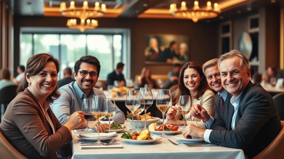 clienti in ristorante dopo una prenotazione diretta