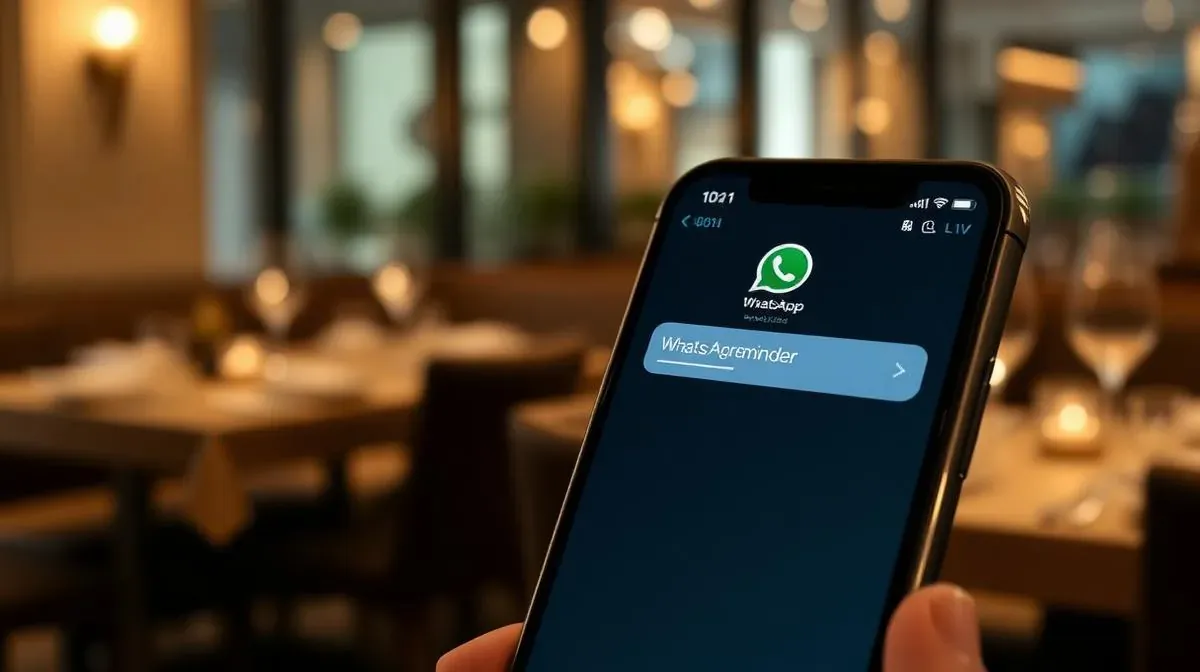 reminder WhatsApp per ridurre i no-show al ristorante